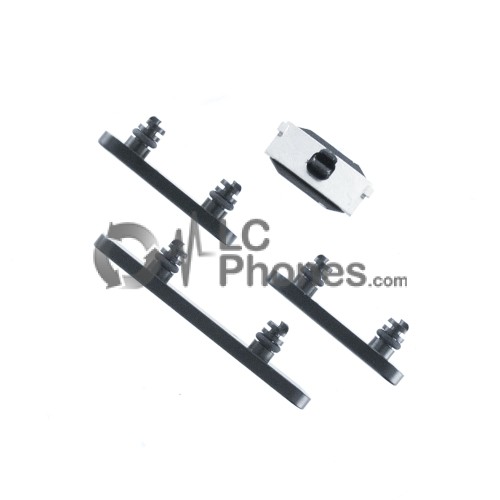 iPhone 15 Plus - Middle Housing Frame with Buttons Black