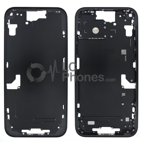 iPhone 15 Plus - Middle Housing Frame with Buttons Black