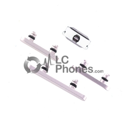 iPhone 15 Plus - Middle Housing Frame with Buttons Pink