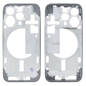 iPhone 15 Pro - Middle Housing Frame with Buttons Natural Titanium