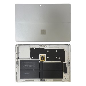 Microsoft Surface Pro 5 - Back Housing Cover with Kickstand & Battery Silver  Grade B