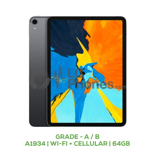 iPad Pro 11 (2018) A1934 Wi-Fi + Cellular 64GB Grade A / B