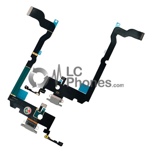 iPhone XS - Dock Charging Connector Flex White (Original) Take Out