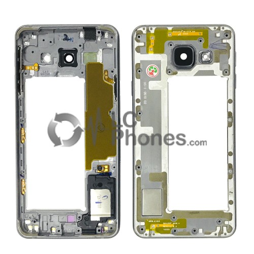 Samsung Galaxy A3 2016 A310 - Chassis Middle Frame Black