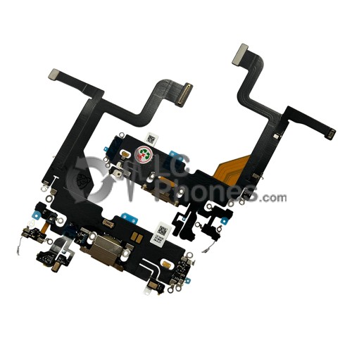 iPhone 13 Pro - Dock Charging Connector Flex Gold (Original) Take Out