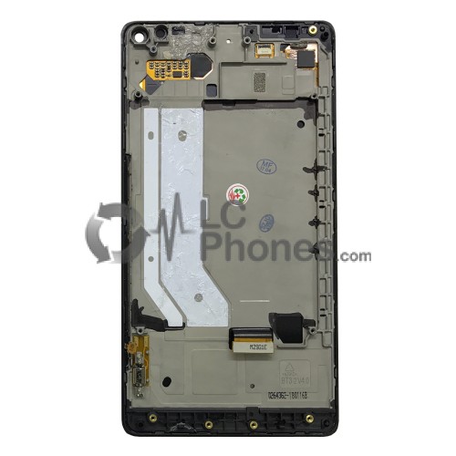 Microsoft Lumia 950 XL - Full Front LCD Digitizer with Frame Black