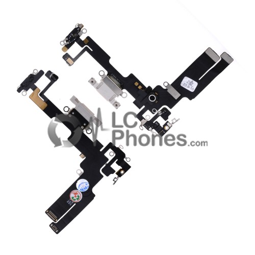 iPhone 14 - Dock Charging Connector Flex White (Original) Take Out