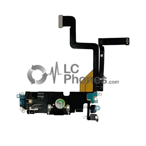 iPhone 14 Pro - Dock Charging Connector Flex Black (Original) Take Out