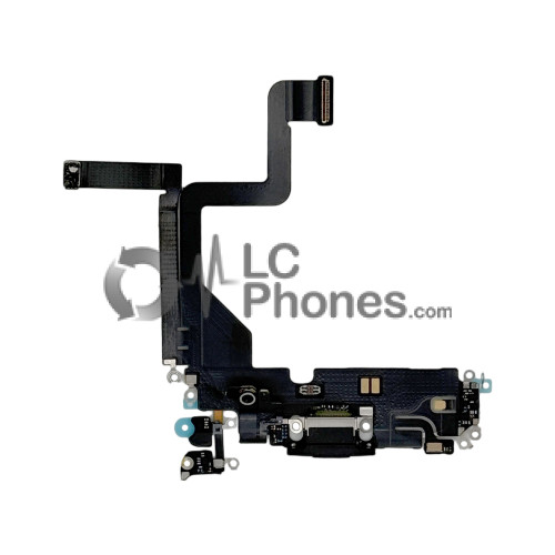 iPhone 14 Pro - Dock Charging Connector Flex Black (Original) Take Out