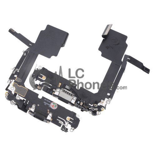 iPhone 15 Pro - Dock Charging Connector Flex Titanium Black (Original) Take Out