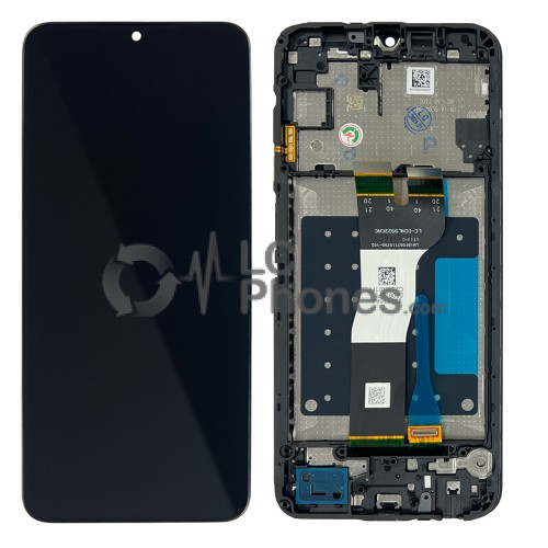 Samsung Galaxy A05s A057F - Full Front LCD Digitizer with Frame Black < Service Pack >