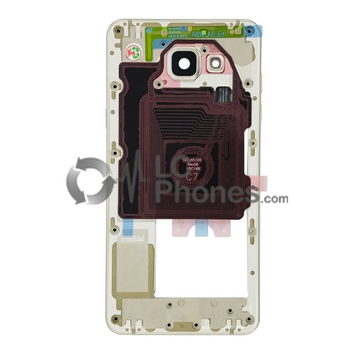 Samsung Galaxy A5 2016 A510 - Chassis Middle Frame Gold