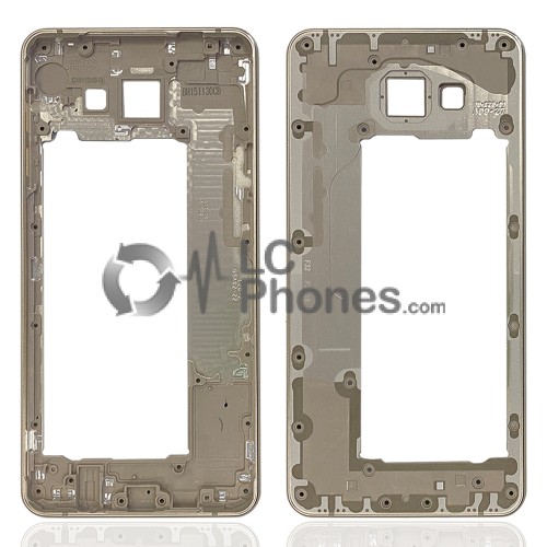 Samsung Galaxy A7 2016 A710 - Chassis Middle Frame Gold