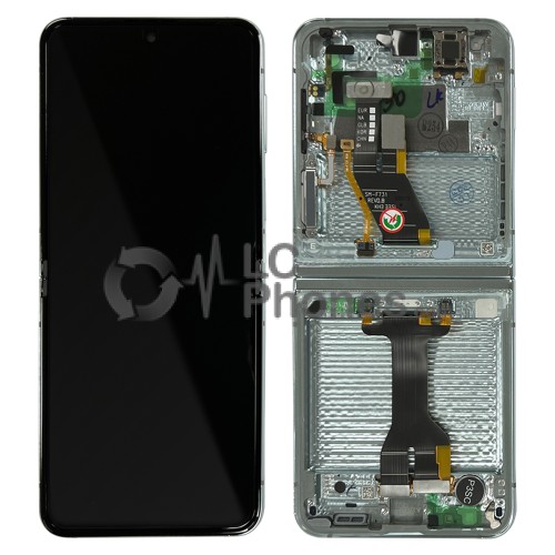 Samsung Galaxy Z Flip5 SM-F731B - Full Front LCD/AMOLED Digitizer with Frame Mint < Service Pack >