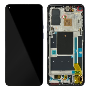 OnePlus 9 - Full Front LCD Digitizer Winter Mist With Frame 