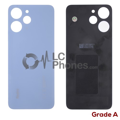 Xiaomi Redmi 12 23053RN02A, 23053RN02Y, 23053RN02I - Original Used Battery Cover Sky Blue ( Grade A )