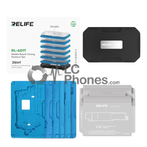 Relife - RL-601T 22 In 1 Middle Layer Reballing Platform For iPhone X-16 Series