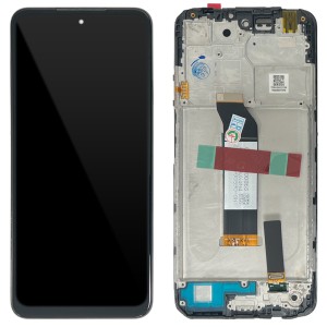 Xiaomi Redmi Note 10 5G/ Redmi Note 10T 5G / Poco M3 Pro 5G - Full Front LCD Digitizer with Frame Black