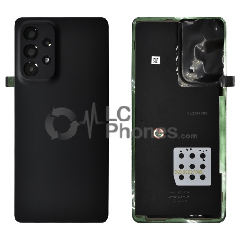 Samsung Galaxy A53 5G A536 - Battery Cover Original with Camera Lens and Adhesive Black