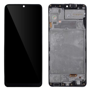 Samsung Galaxy A22 A225 - Full Front LCD Digitizer With Frame Black 