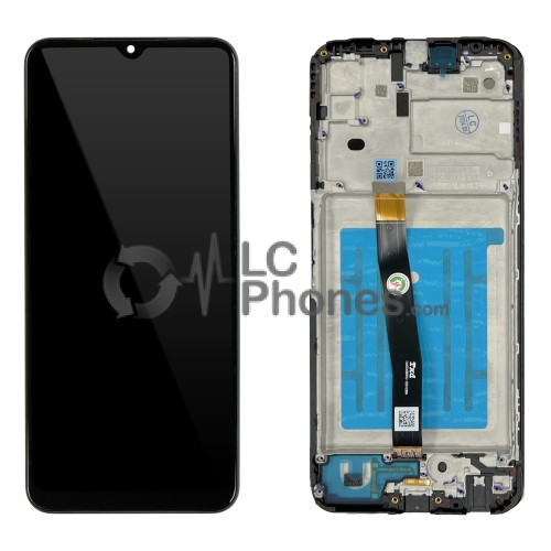 Samsung Galaxy A22 5G A226 - Full Front LCD Digitizer With Frame Black