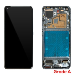 Xiaomi Mi 11 - Full Front LCD Digitizer With Frame Midnight Grey  Grade A
