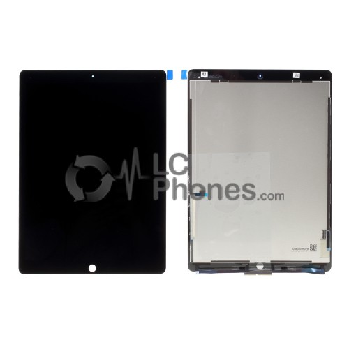 iPad Pro 12.9 (2015) A1584 A1652 - Full Front LCD Digitizer with Plate Black (Original Used)