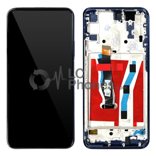 Huawei Y9s / Honor 9X / P Smart Pro (2019) - Full Front LCD Digitizer with Frame Blue