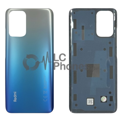 Xiaomi Redmi Note 10S - Battery Cover with Adhesive & Camera Lens Deep Sea Blue < Service Pack >