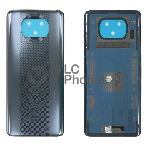 Xiaomi Poco X3 / X3 NFC - Battery Cover with Camera Lens and Adhesive Shadow Gray < Service Pack >