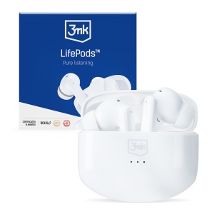 3mk - LifePods TWS Earphones Bluetooth 5.3 White