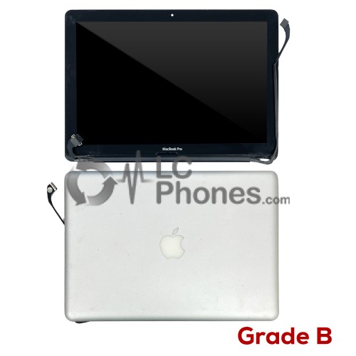 Macbook Pro 13 A1278 Mid 2009-2010 - Full Front LCD with Housing Silver (Original Used) Grade B