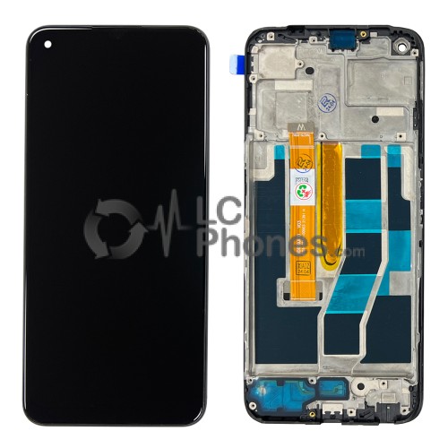 OnePlus Nord CE 2 Lite 5G CPH2381, CPH2409 - Full Front LCD Digitizer with Frame Black