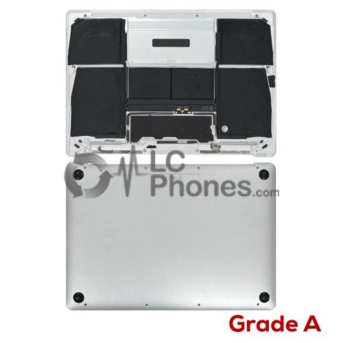 Macbook A1534 12 inch 2015 - Back Housing Cover Silver with Battery A1527 (Original Used) Grade A 613-01555-02