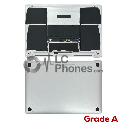 Macbook A1534 12 inch 2017 - Back Housing Cover Silver with Battery A1705 (Original Used) Grade A 613-04333-A