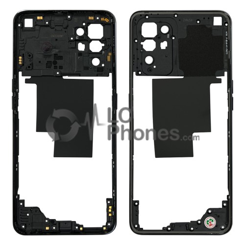 OPPO A94 5G CPH2211 / A95 5G PELM00 / Reno5 Z CPH2211 / F19 Pro CPH2285 - Middle Frame Black