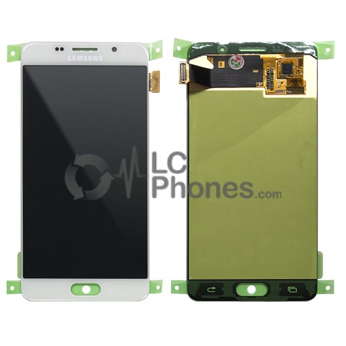 Samsung Galaxy A5 2016 A510 - Full Front LCD Digitizer White < Service Pack >