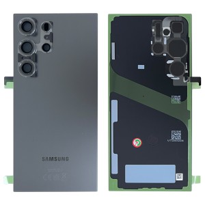 Samsung Galaxy S24 Ultra 5G S928 - Battery Cover with Camera Lens and Adhesive Titanium Black 