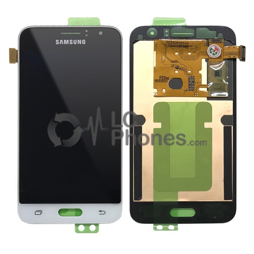 Samsung Galaxy J120 - Full Front LCD Digitizer White < Service Pack >