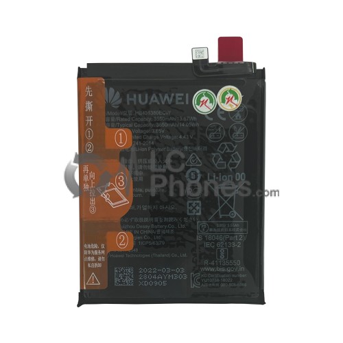 Huawei P30 - Battery HB436380ECW 3550mAh 13.67Wh < Service Pack >