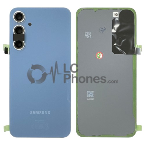 Samsung Galaxy S23 FE S711 - Battery Cover with Camera Lens and Adhesive Blue < Service Pack >