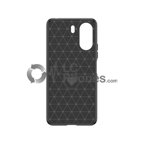 Xiaomi Redmi 13C - Carbon Flexible Cover Case Black