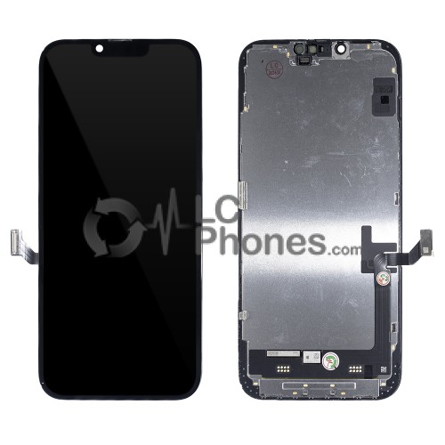 iPhone 14 Plus - Full Front OLED Display Digitizer (Original Remaded) Black