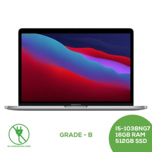 Macbook Pro Retina 13 inch A2251 2020 with Touch Bar - Core i5-1038NG7 CPU 2.00GHz 16GB 512GB SSD / PT Layout / Grade B
