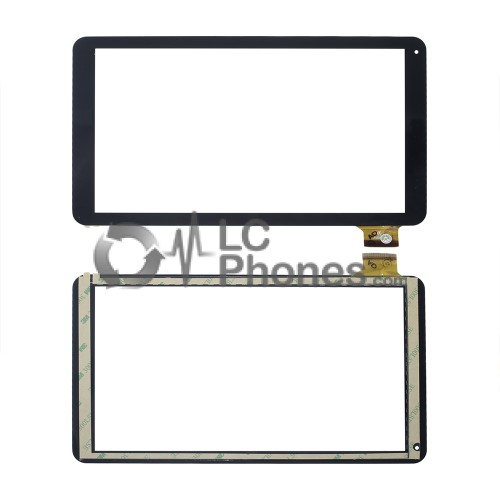 Universal 10.1 inch 50 Pins QX-20140919 - Front Glass Digitizer Black