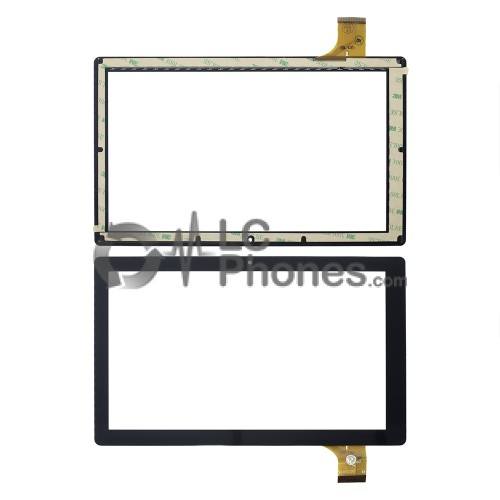 Archos 101D Neon / Universal 10.1 inch - Front Glass Digitizer MF-669-101F Black