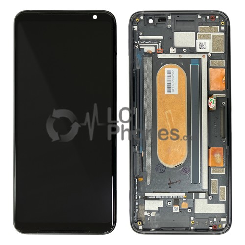 Asus ROG Phone 3 ZS661KS / ZS661KL - Full Front LCD Digitizer with Frame Black