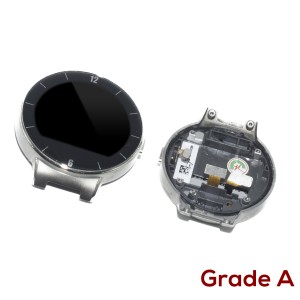 Alcatel OneTouch Watch SM02 - Full Front LCD Digitizer with Frame Black  Grade A