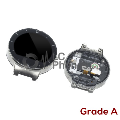 Alcatel OneTouch Watch SM02 - Full Front LCD Digitizer with Frame Black (Original Used) Grade A