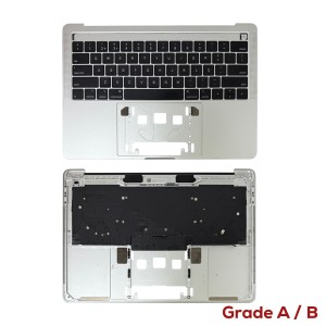 Macbook Pro 13 inch A2159 (2019) - Top Cover Silver Portuguese Keyboard PT Layout  Grade A/B